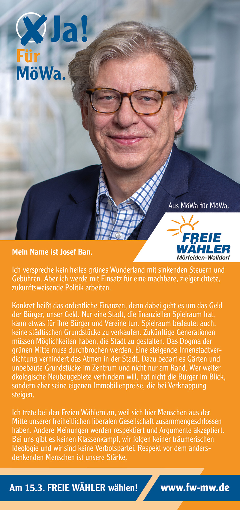 Freie Wähler Mörfelden-Walldorf e.V. Freie Wähler Mörfelden-Walldorf e.V.